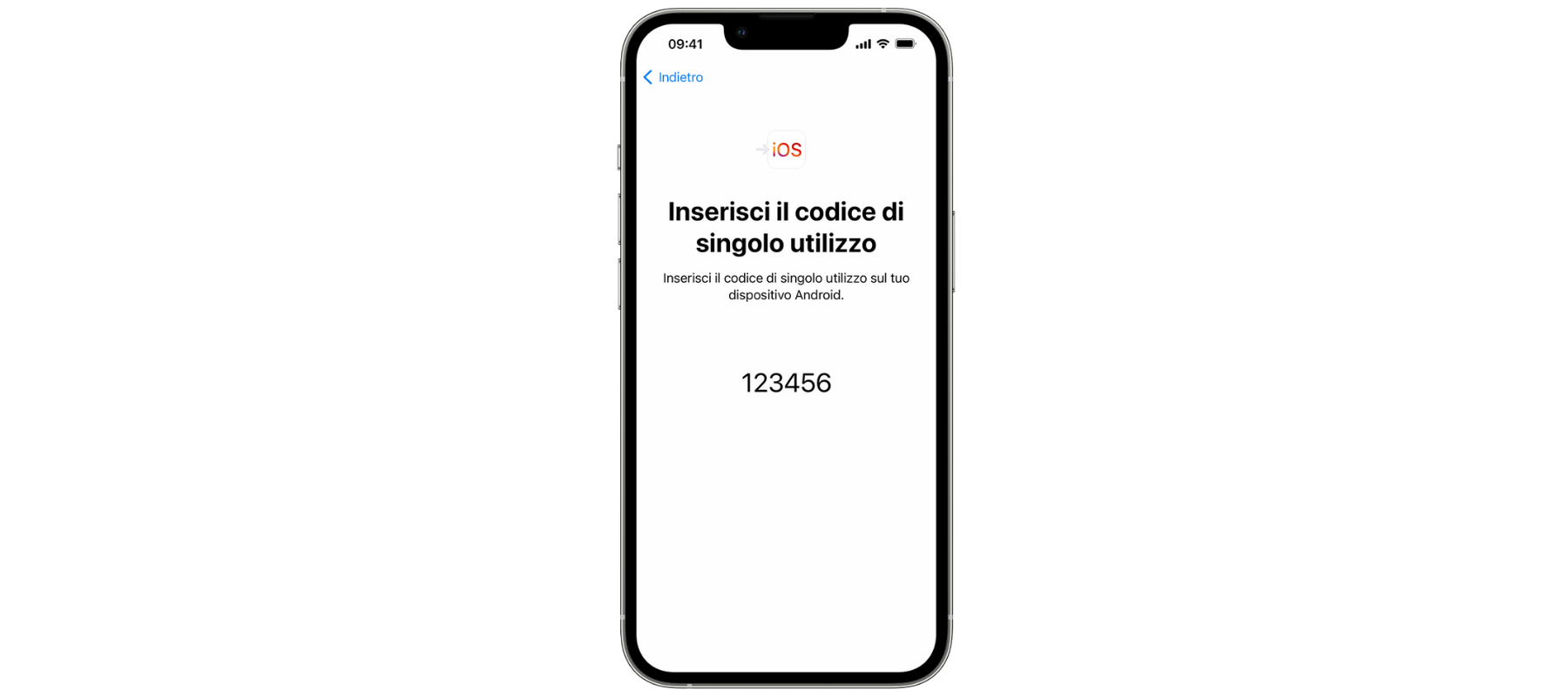 trasferire dati da android ad iphone step 2